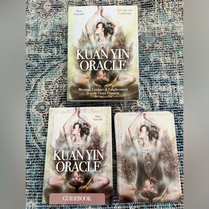 Kuan Yin Oracle Deck + Guidebook 🙏🤍✨